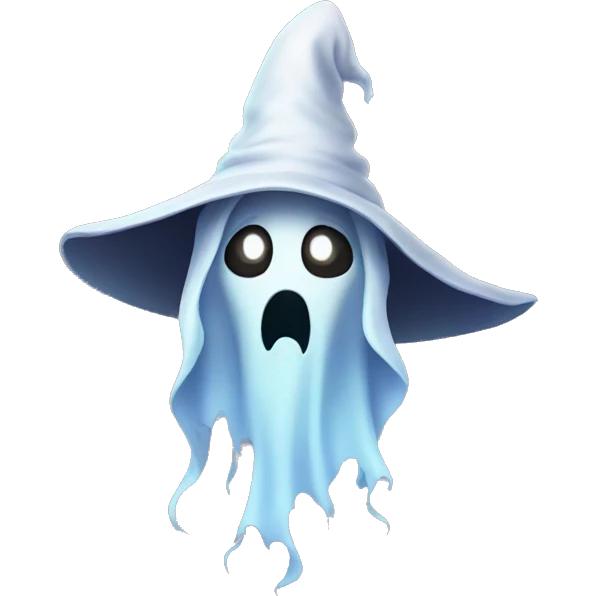 Ghost witch emoji