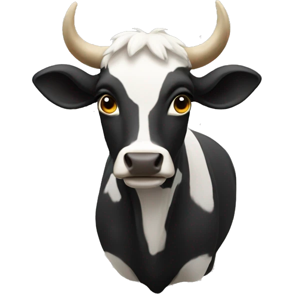 Una vaca emoji