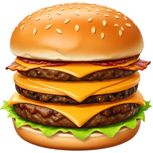 Oscar Piastri Burger, featuring Wagyu beef patty, bacon, and Cheddar cheese emoji