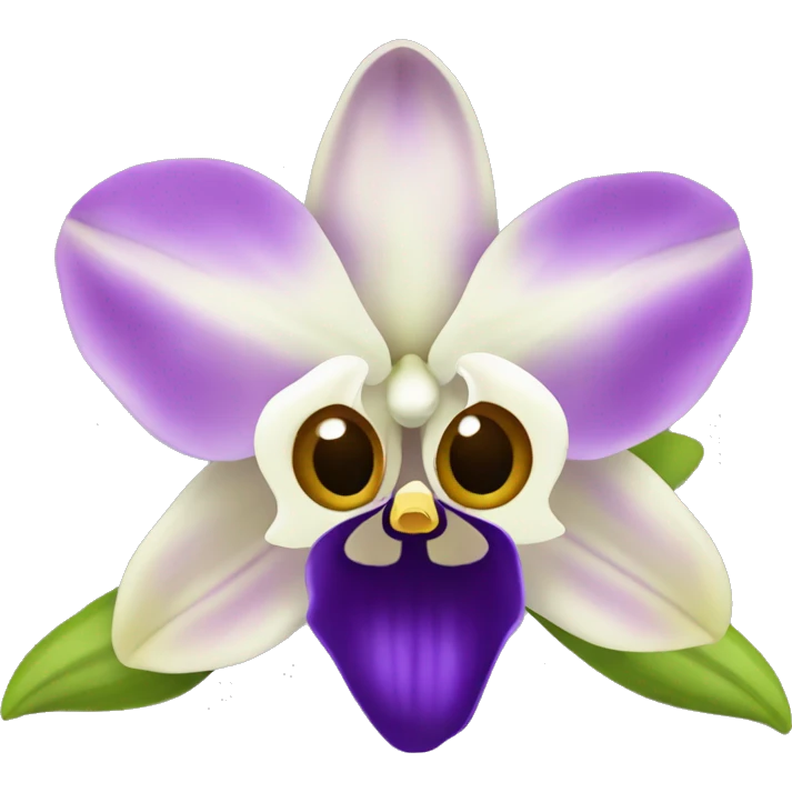 orquídea emoji