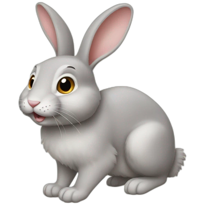 lapin qui vole emoji