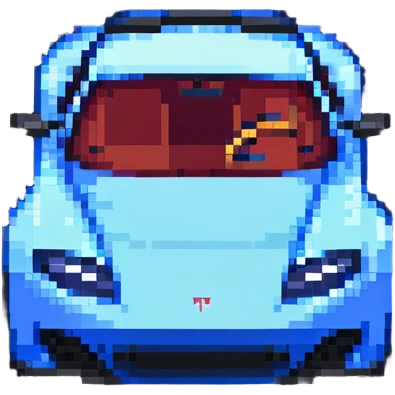 Tesla Roadster sports car emoji