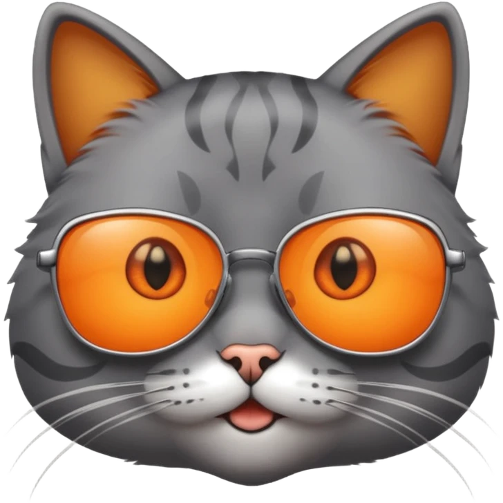 Cat wearing sunglasses emoji