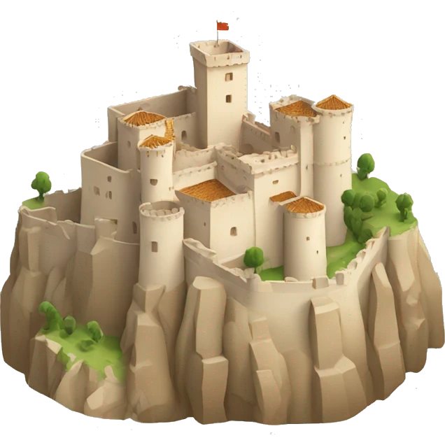 Alicante's castle in Spain emoji
