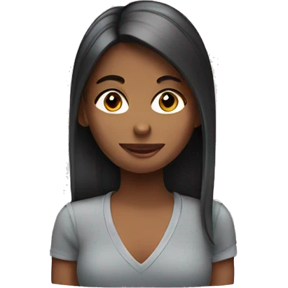 Girl with low iron emoji