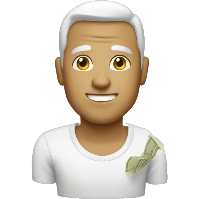 man with a lot of money emoji