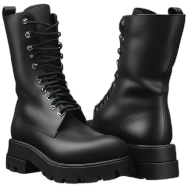 Balenciaga steroid boots emoji