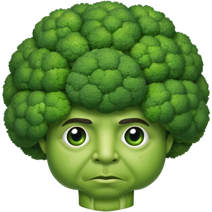 Obama’s face in the form of a head of broccoli emoji