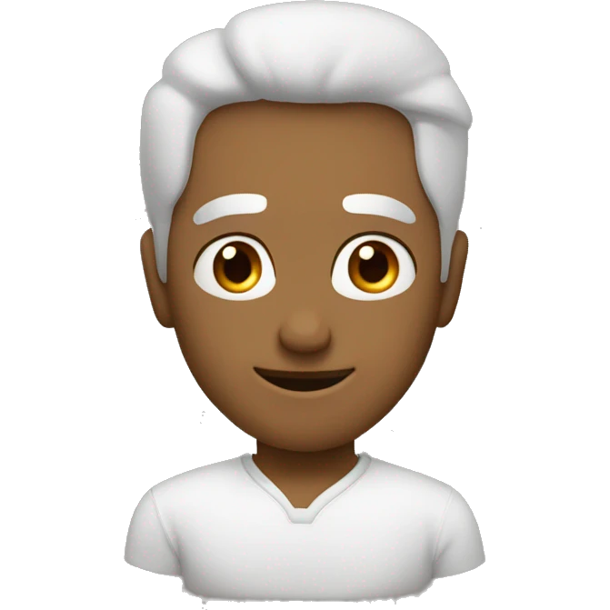 Бежевый пудель emoji