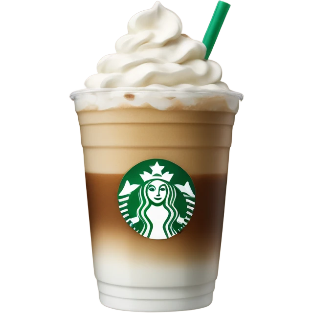 Starbucks vanilacream coldbrew latte emoji