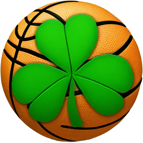 Shamrock basketball  emoji