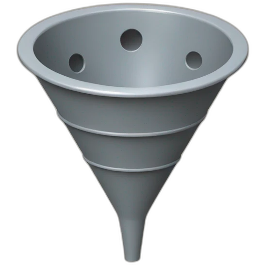 funnel with holes emoji