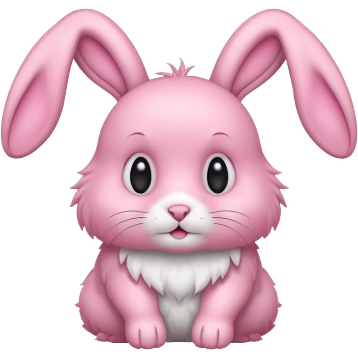 Pembe tavşan emoji