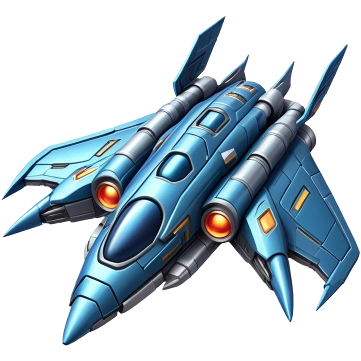 Massive galactic SHMUP space ship emoji