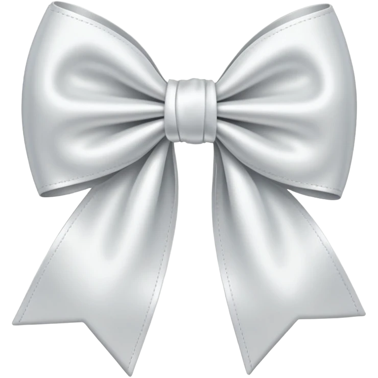 White bow emoji