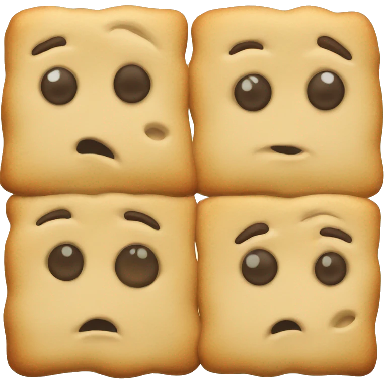 weeping cookie emoji