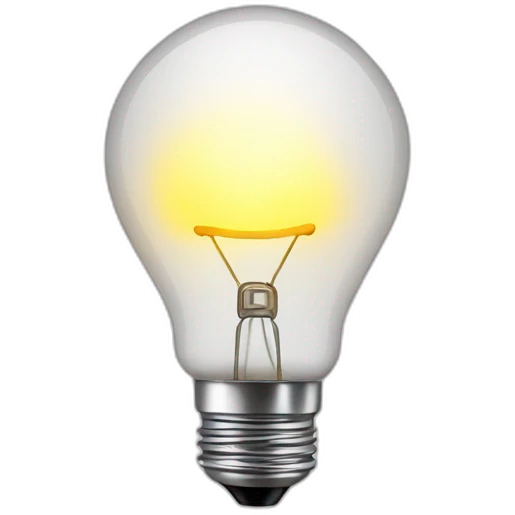 light bulb emoji