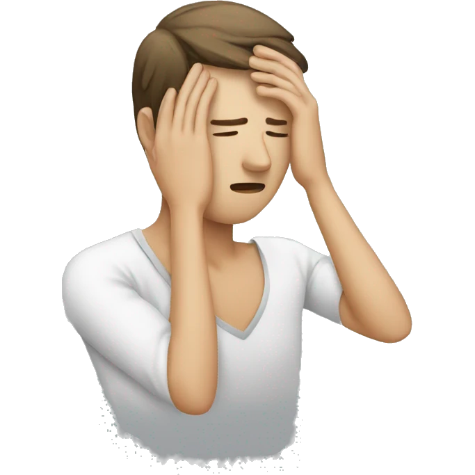 person with headache emoji