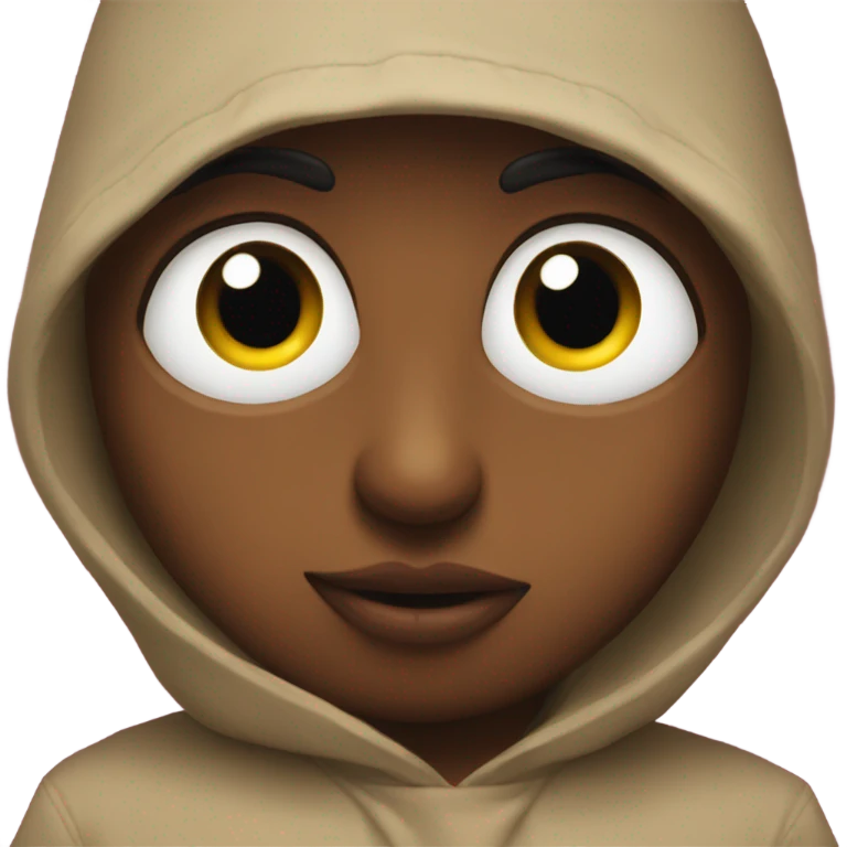 Big eyes and kissy lips  emoji