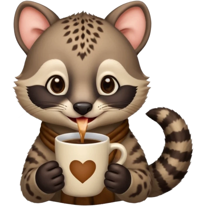 civet yummyly drinking coffee emoji