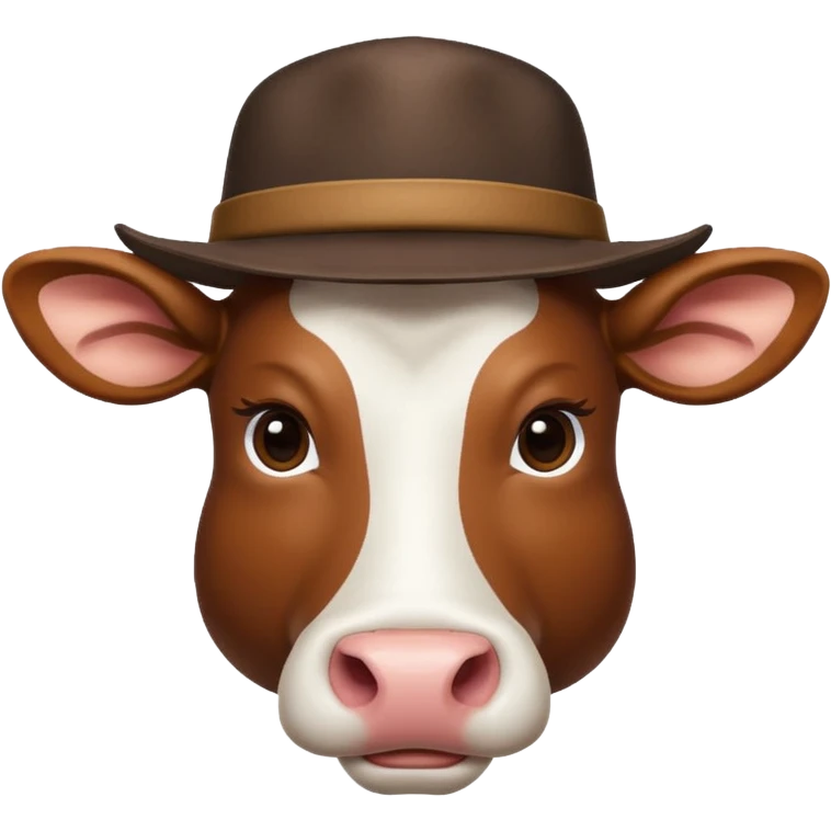 cow with a hat emoji