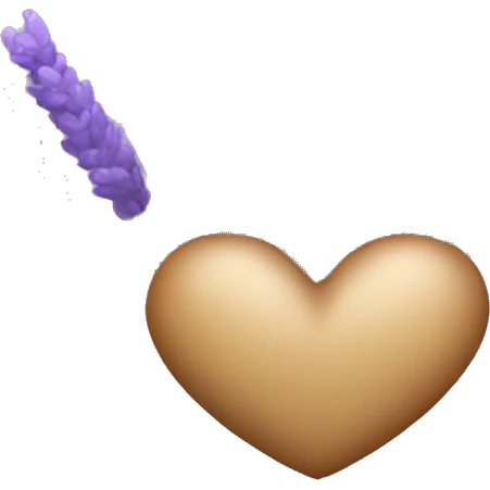 lavender heart emoji