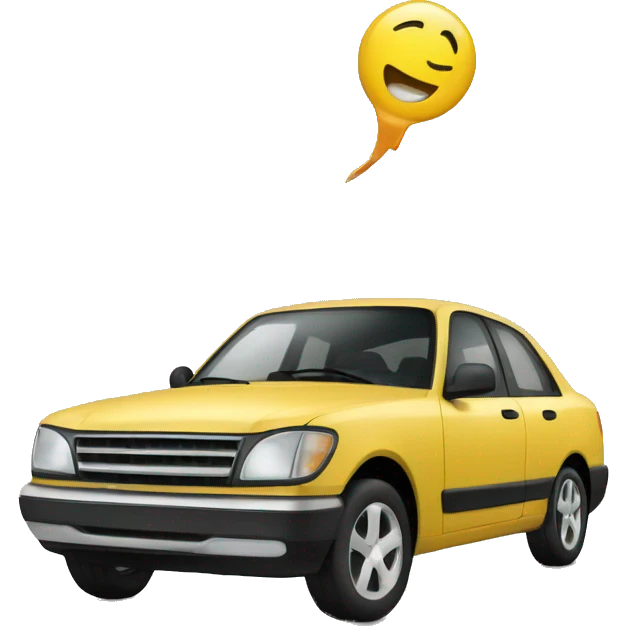 a car is workign emoji