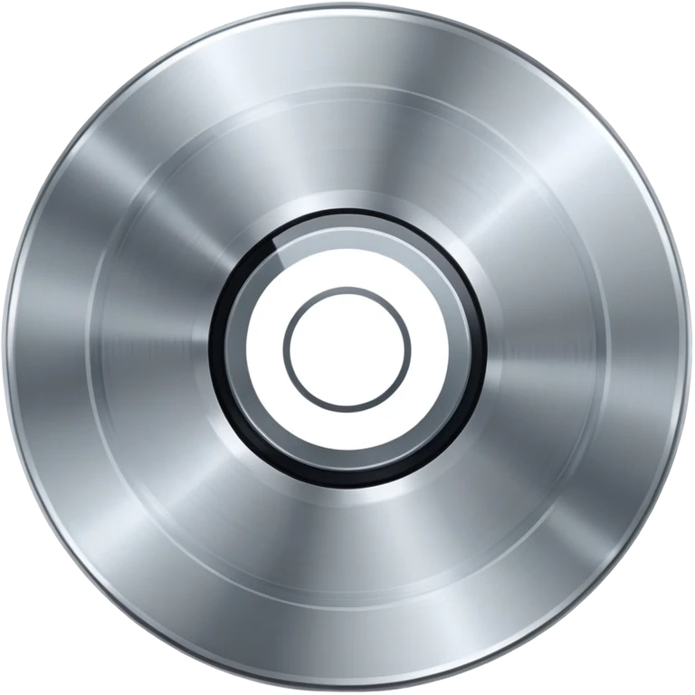 Platinum music record disc emoji