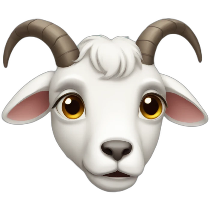 Sad goat emoji