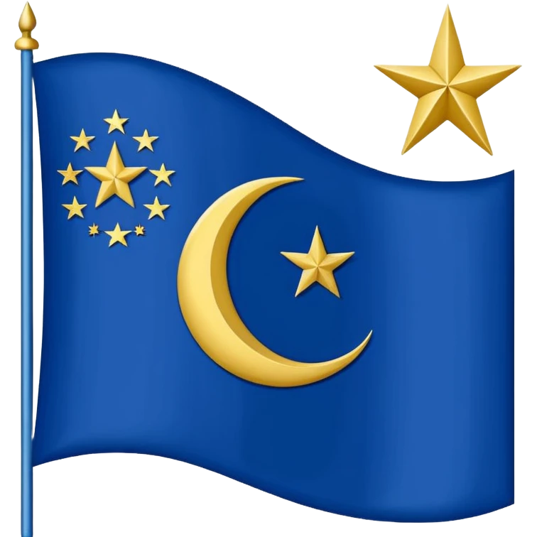 Göktürk bayrağı emoji