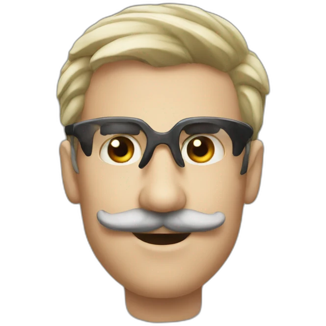 wild Mustache emoji