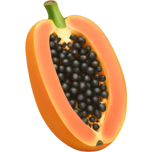 Papaya emoji