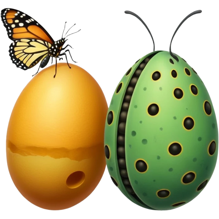 butterfly life cycle one by one  emoji