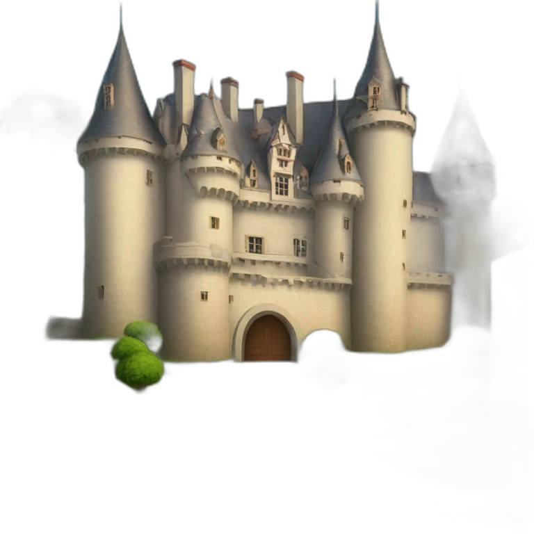 Chat dans un château  emoji