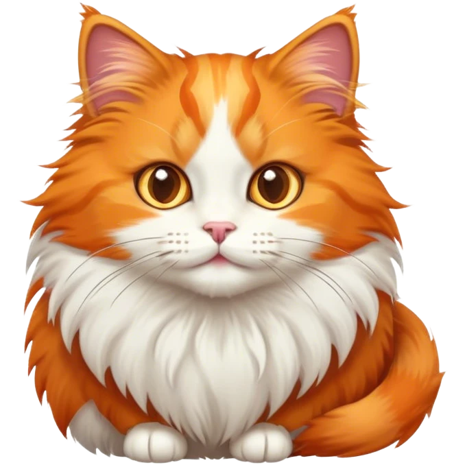 Orange cat and calico cat emoji