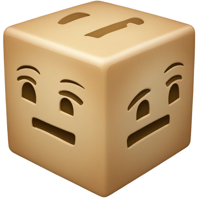 Cube emoji