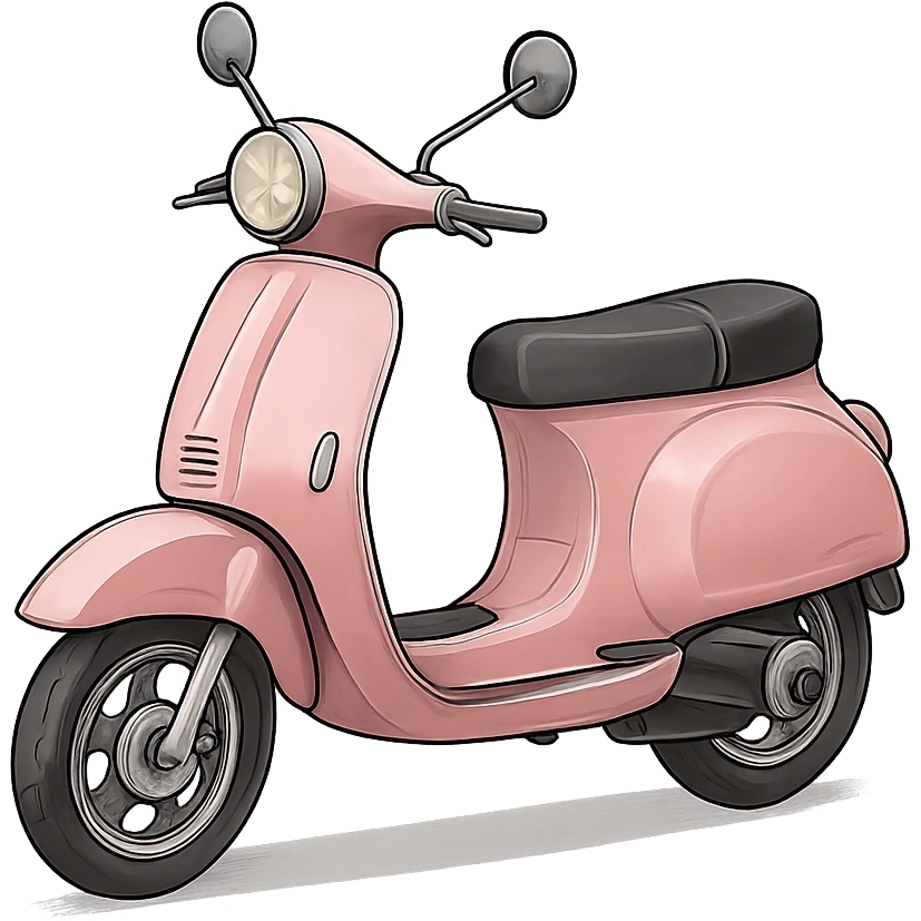 pink scooter emoji