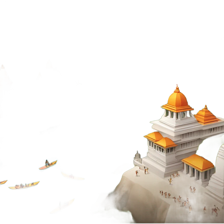 Rishikesh and the ganges emoji