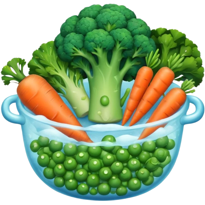 Frozen veggies mix emoji