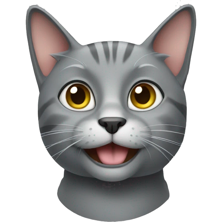 gray cat emoji