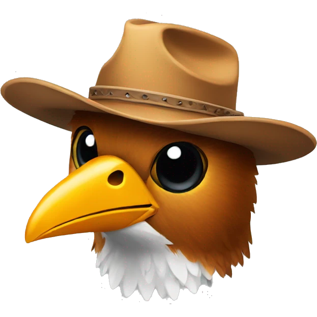 bird with cowboy hat emoji