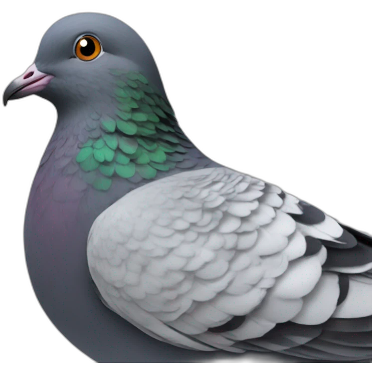 Pigeon couronné  emoji