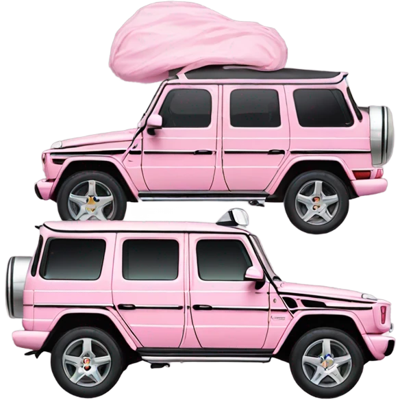 Pastel pink g wagon emoji