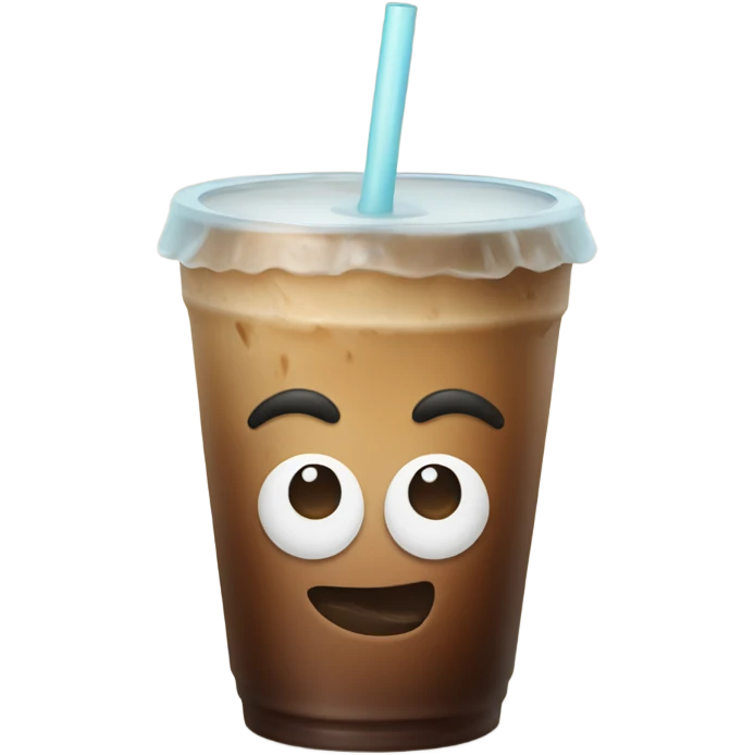 Iced coffee emoji