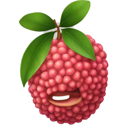 Lychee emoji