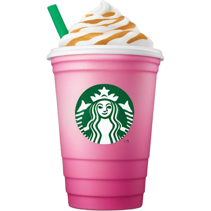 Starbucks pinkity drinkity  emoji