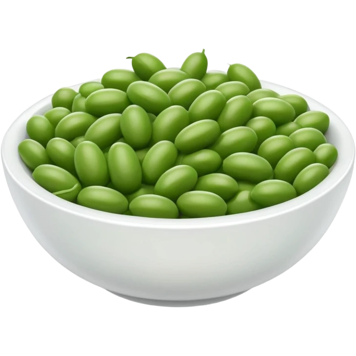 BEANS IN THE WHITE BOWL emoji