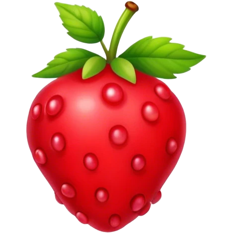 A small, round, red fruit, typically sour in taste, often used in drinks or jams, symbolizing the vibrant color and flavor of the red berries emoji