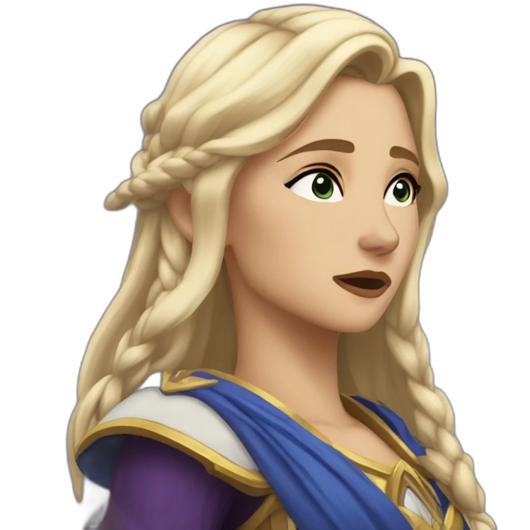 Lady jaina proudmoore crying emoji