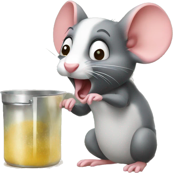 rat in the kitchen cute emoji